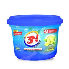 LAVAPLATOS CREMA 3N LIMON 450G          